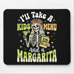 Ich nehme ein Kindermenü und einen Margarita Mousepad