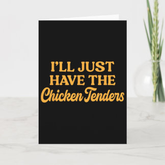 Ich nehme einfach die Chicken Tenders - Kinder lus Karte