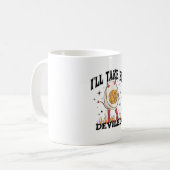 Ich nehme Em' geweihter Erntedank Funny Egg für mi Kaffeetasse (Vorderseite Links)