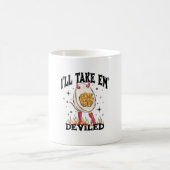 Ich nehme Em' geweihter Erntedank Funny Egg für mi Kaffeetasse (Mittel)