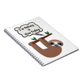 Ich nehme es heute langsam. notizblock (Rechte Seite)