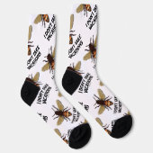 Ich nehme keinen Honigbienenzucht-Spaß Socken (Rechts)