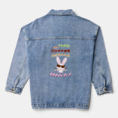 Ich nehme meine Kaffeepause ernst Jeansjacke (Rückseite)
