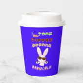 Ich nehme meine Kaffeepause ernst Pappbecher (Rückseite)