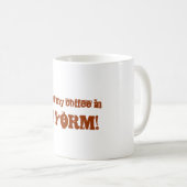 Ich nehme meinen Kaffee herein, IV FORM! Kaffeetasse (VorderseiteRechts)