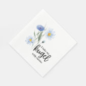 Ich nehme meinen Kugel mit Raisins Serviette (Ecke)