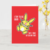 Ich nehme nach meinem Vater Karte (Gelbe Blume)