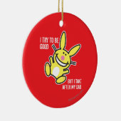 Ich nehme nach meinem Vater Keramik Ornament (Rechts)