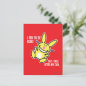 Ich nehme nach meinem Vater Postkarte (Stehend Vorderseite)