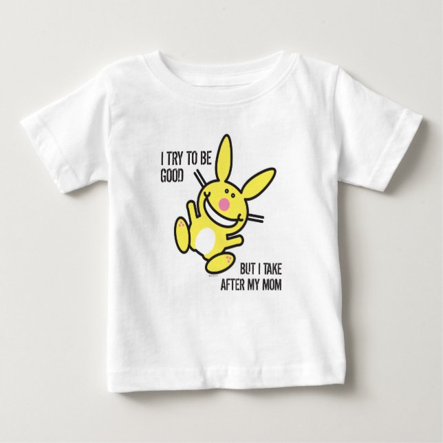 Ich nehme nach meiner Mama Baby T-shirt (Vorderseite)