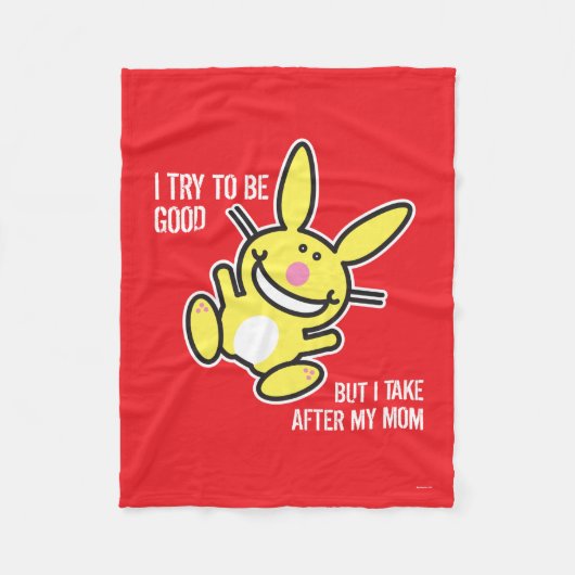 Ich nehme nach meiner Mama Fleecedecke (Vorderseite)