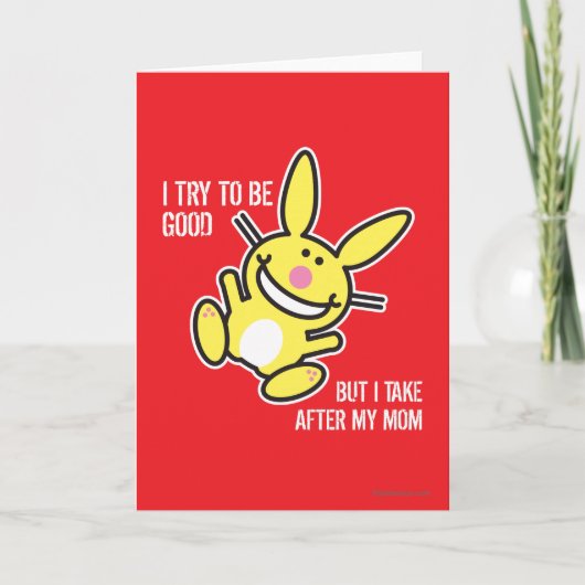 Ich nehme nach meiner Mama Karte (Vorderseite)