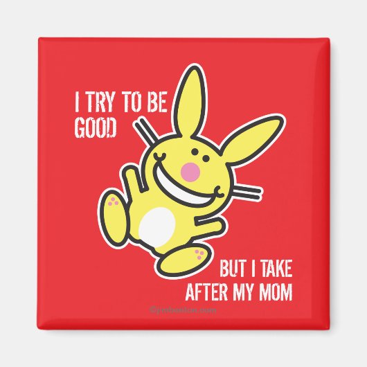 Ich nehme nach meiner Mama Magnet (Vorne)