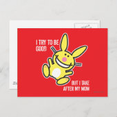 Ich nehme nach meiner Mama Postkarte (Vorne/Hinten)