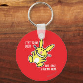 Ich nehme nach meiner Mama Schlüsselanhänger (Vorderseite)