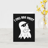 Ich nenne Boo Sheet Halloween Karte (Gelbe Blume)