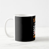 Ich nenne Bootblatt Halloween Retro Ghost Kaffeetasse (Links)