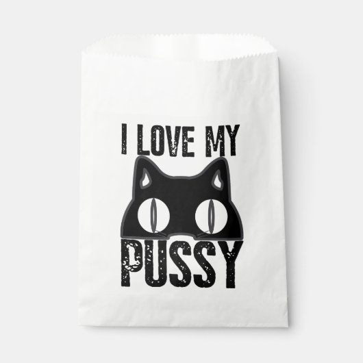 Ich nenne Bootschild Black Cat Halloween Ghost Fun Geschenktütchen (Vorderseite)