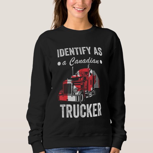 Ich nenne den kanadischen Trucker Support 2022 Man Sweatshirt (Vorderseite)
