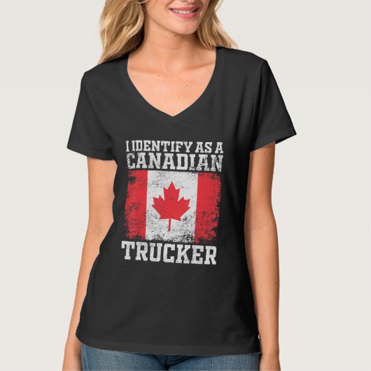 Ich nenne den kanadischen Trucker Support 2022 Man T-Shirt (Vorderseite)