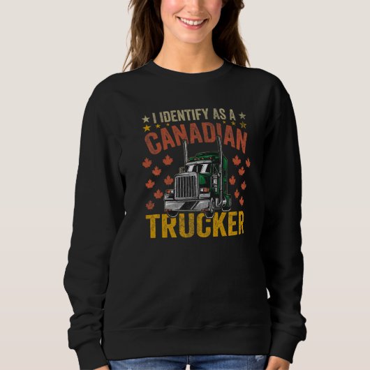 Ich nenne den kanadischen Trucker Support 2022 Sweatshirt (Vorderseite)