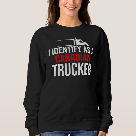Ich nenne den kanadischen Trucker Support 2022 Sweatshirt (Vorderseite)