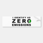 Ich nenne die Emissionen Null Autoaufkleber (Vorne)