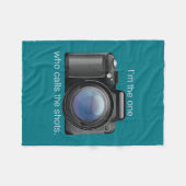 Ich nenne die Schuss-Fleece-Decke Fleecedecke (Vorderseite (Horizontal))