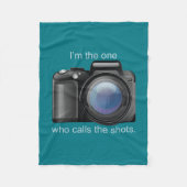 Ich nenne die Schuss-Fleece-Decke Fleecedecke (Vorderseite)