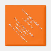 Ich nenne mein Badezimmer Jim - Funny Quote Magnet (Vorne)