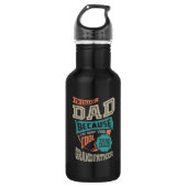 Ich nenne mich Vater Edelstahlflasche (Vorderseite)