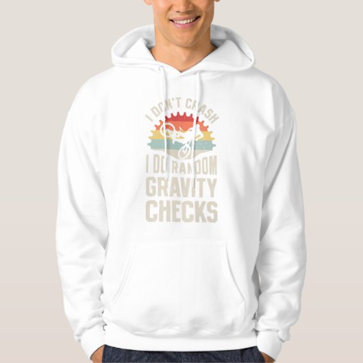 Ich nicht Crash I Do Random Gravity Karos Mountai Hoodie (Vorderseite)