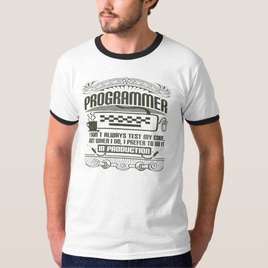 Ich nicht immer prüfe meinen Code T-Shirt (Vorderseite)