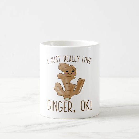 Ich nur wirklich Liebe Ginger Ok! Kawaii Ginger Kaffeetasse (Mittel)