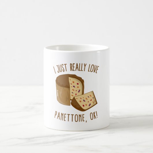 Ich nur wirklich Liebe Panettone, Ok! Kaffeetasse (Mittel)