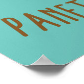 Ich nur wirklich Liebe Panettone, OK! Poster (Ecke)