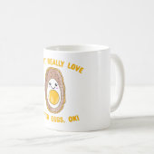 Ich nur wirklich Liebe Scotch Eggs, Ok! Kawaii-Sch Kaffeetasse (VorderseiteRechts)