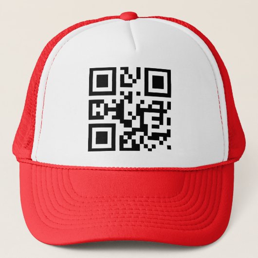 Ich❤NY -- QR Code Truckerkappe (Vorderseite)