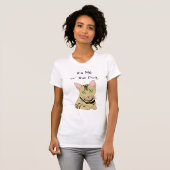 Ich oder die Katze, Bye Fido, Funny Cat Shirt (Vorne ganz)