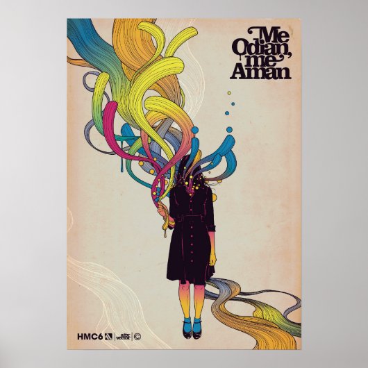 Ich odian, ich aman Print Poster (Vorne)