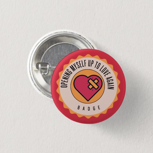 Ich öffne mich wieder der Liebe Button (Vorne & Hinten)