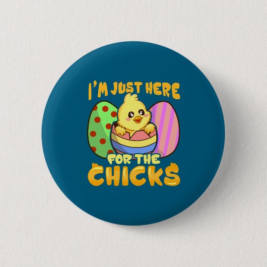 Ich Ostertag Ei M Hier Button (Vorderseite)