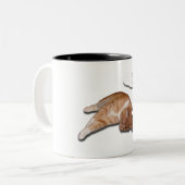 Ich-ow der Kaffee-Tasse Zweifarbige Tasse (Vorderseite Links)