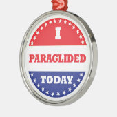 Ich paragliere heute ornament aus metall (Links)