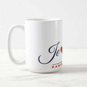 Ich ♥ Paris Ich liebe Paris Herz Tasse