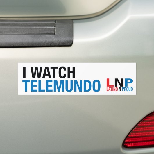 Ich passe Telemundo auf Autoaufkleber (Auf Auto)