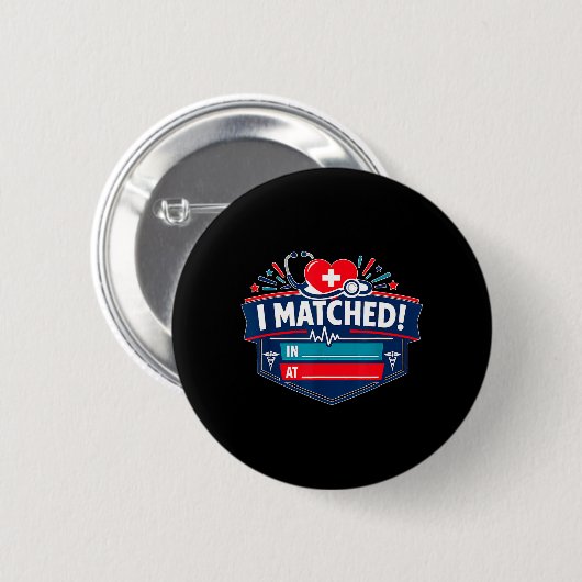 Ich passte button (Vorne & Hinten)