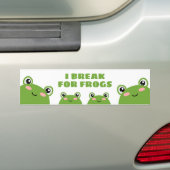 Ich pause für Frösche Autoaufkleber (Auf Auto)