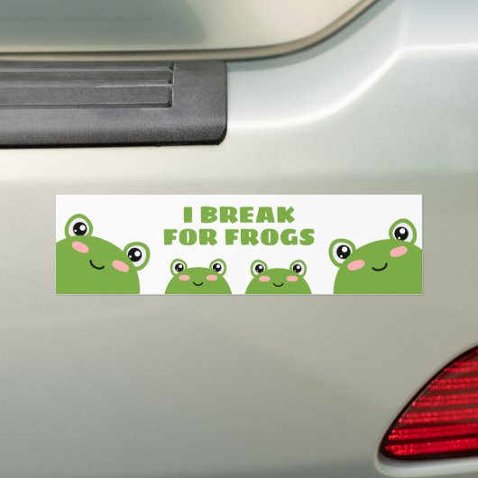 Ich pause für Frösche Autoaufkleber (Auf Auto)