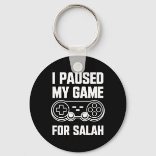 Ich pausierte mein Spiel für Salah Muslim-Gamer Ra Schlüsselanhänger